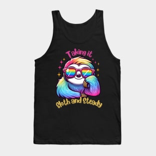 Taking this Sloth and Steady Tank Top